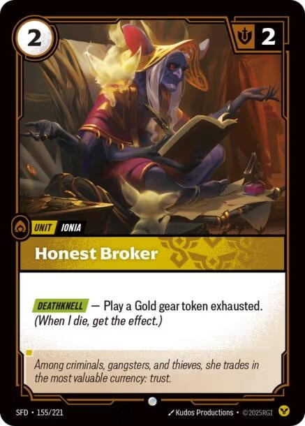 Image for Honest Broker - Riftbound: League of Legends Trading Card Game