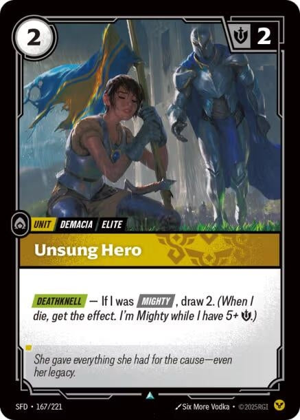 Image for Unsung Hero - Riftbound: League of Legends Trading Card Game