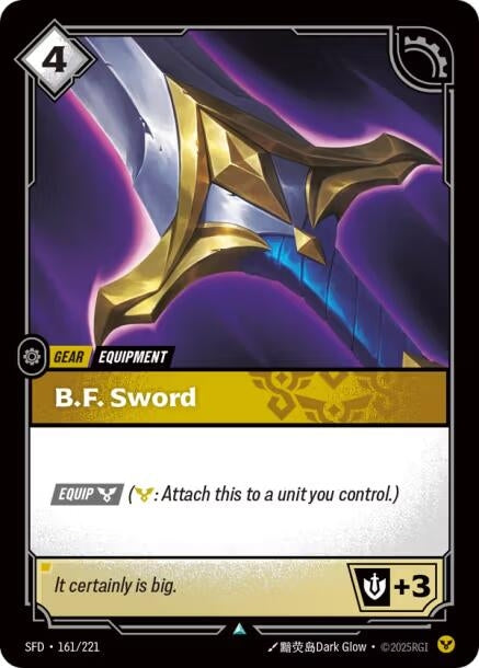 Image for B.F. Sword - Riftbound: League of Legends Trading Card Game
