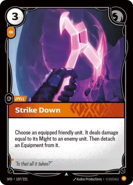 Image for Strike Down - Riftbound: League of Legends Trading Card Game