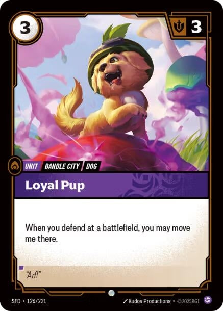 Image for Loyal Pup - Riftbound: League of Legends Trading Card Game