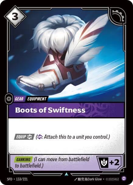 Image for Boots of Swiftness - Riftbound: League of Legends Trading Card Game