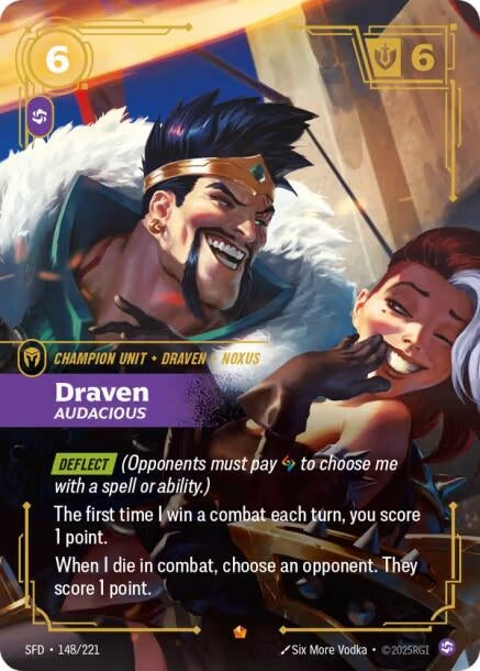Image for Draven, Audacious - Riftbound: League of Legends Trading Card Game