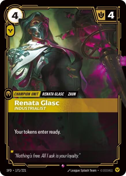 Image for Renata Glasc, Industrialist - Riftbound: League of Legends Trading Card Game