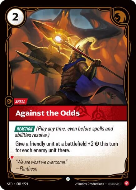 Image for Against the Odds - Riftbound: League of Legends Trading Card Game