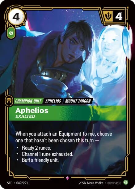 Image for Aphelios, Exalted - Riftbound: League of Legends Trading Card Game
