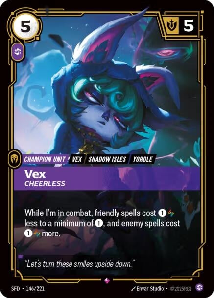 Image for Vex, Cheerless - Riftbound: League of Legends Trading Card Game