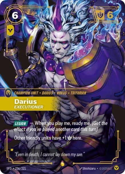 Image for Darius, Executioner (Overnumbered) - Riftbound: League of Legends Trading Card Game