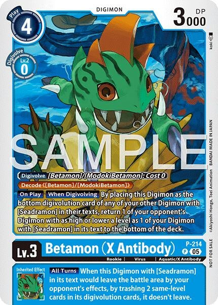 Image for Betamon (X Antibody) (Official Store Tournament 2026 Vol. 1) - Digimon Card Game