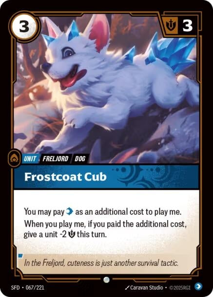Image for Frostcoat Cub - Riftbound: League of Legends Trading Card Game