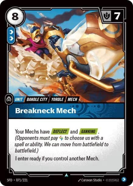 Image for Breakneck Mech - Riftbound: League of Legends Trading Card Game