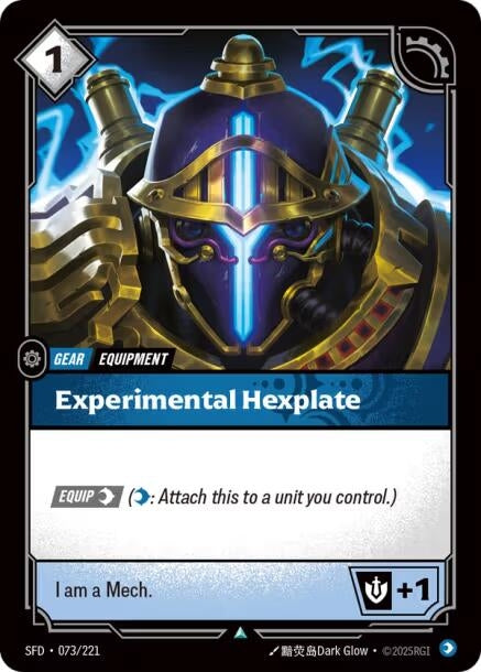 Image for Experimental Hexplate - Riftbound: League of Legends Trading Card Game