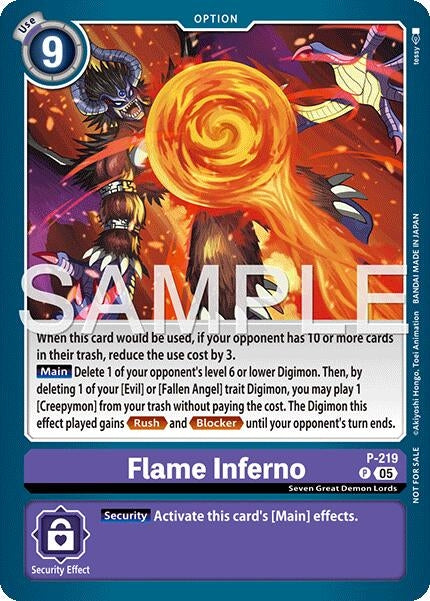Image for Flame Inferno (Official Store Tournament 2026 Vol. 1) - Digimon Card Game