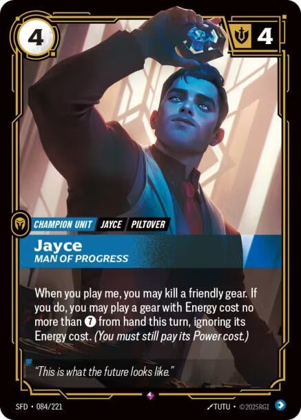 Image for Jayce, Man of Progress - Riftbound: League of Legends Trading Card Game