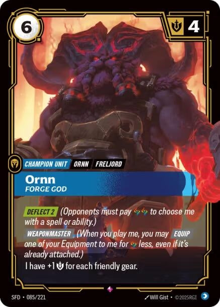 Image for Ornn, Forge God - Riftbound: League of Legends Trading Card Game