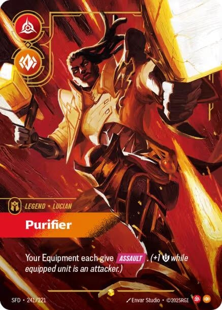 Image for Lucian, Purifier (Overnumbered) - Riftbound: League of Legends Trading Card Game