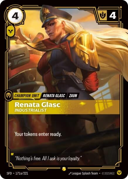 Image for Renata Glasc, Industrialist (Alternate Art) - Riftbound: League of Legends Trading Card Game