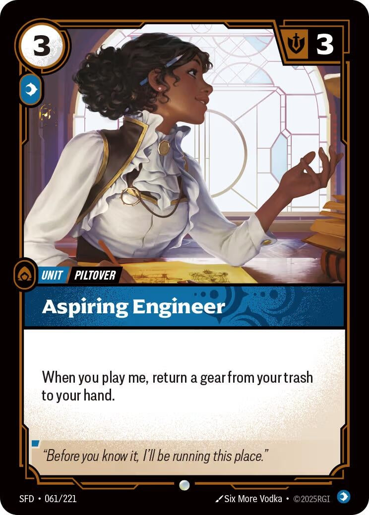 Image for Aspiring Engineer - Riftbound: League of Legends Trading Card Game