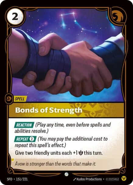 Image for Bonds of Strength - Riftbound: League of Legends Trading Card Game
