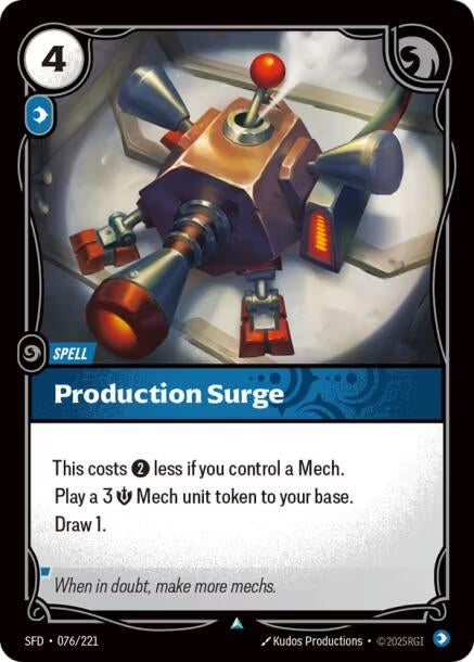 Image for Production Surge - Riftbound: League of Legends Trading Card Game