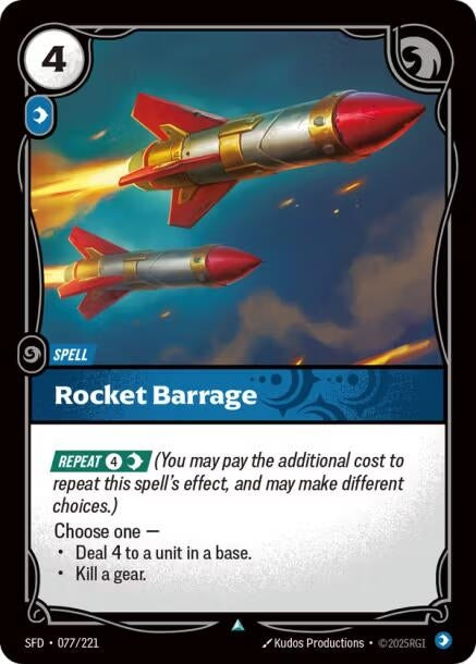 Image for Rocket Barrage - Riftbound: League of Legends Trading Card Game