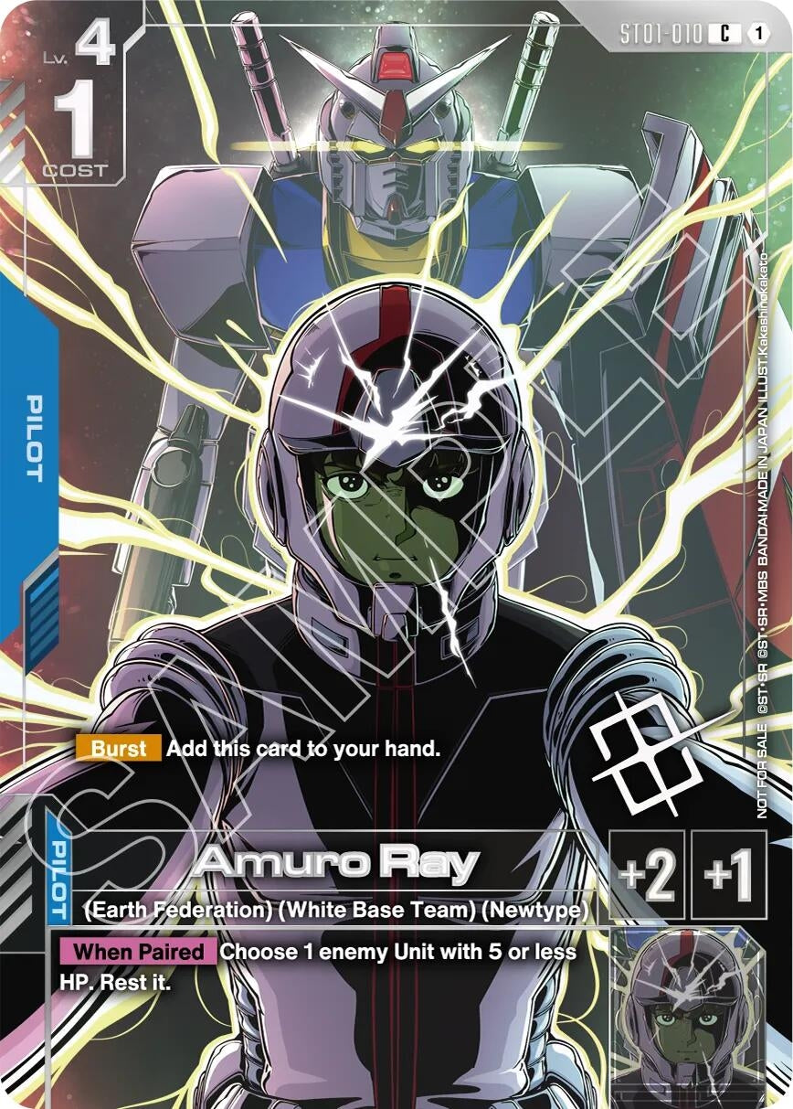Image for Amuro Ray (Regional Championship) - Gundam Card Game