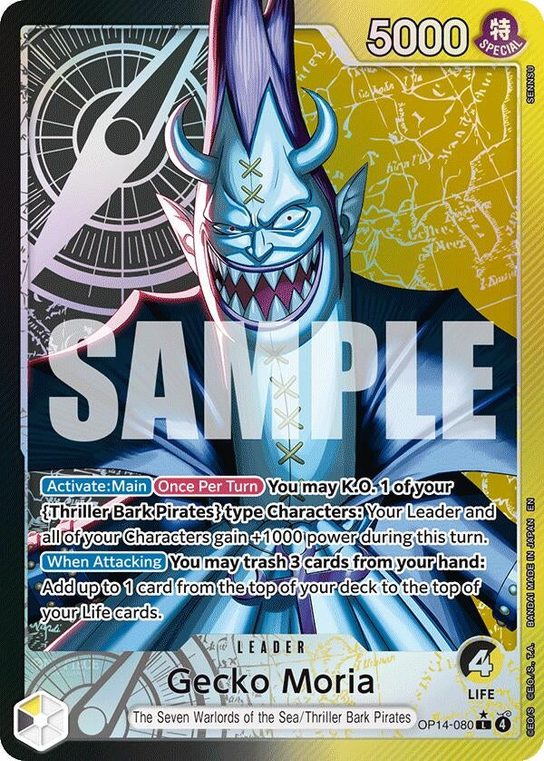 Image for Gecko Moria - OP14-080 (Alternate Art) - One Piece Card Game