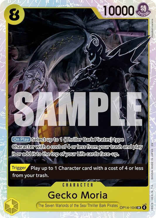 Image for Gecko Moria - OP14-104 - One Piece Card Game