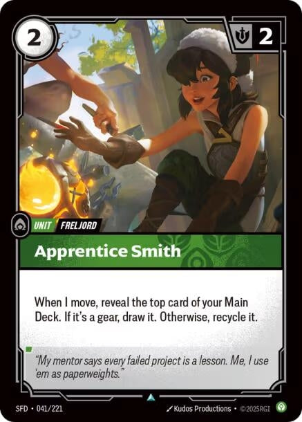 Image for Apprentice Smith - Riftbound: League of Legends Trading Card Game