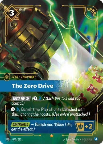 Image for The Zero Drive - Riftbound: League of Legends Trading Card Game