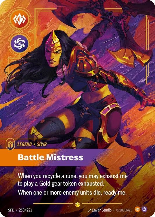 Image for Sivir, Battle Mistress (Overnumbered) - Riftbound: League of Legends Trading Card Game