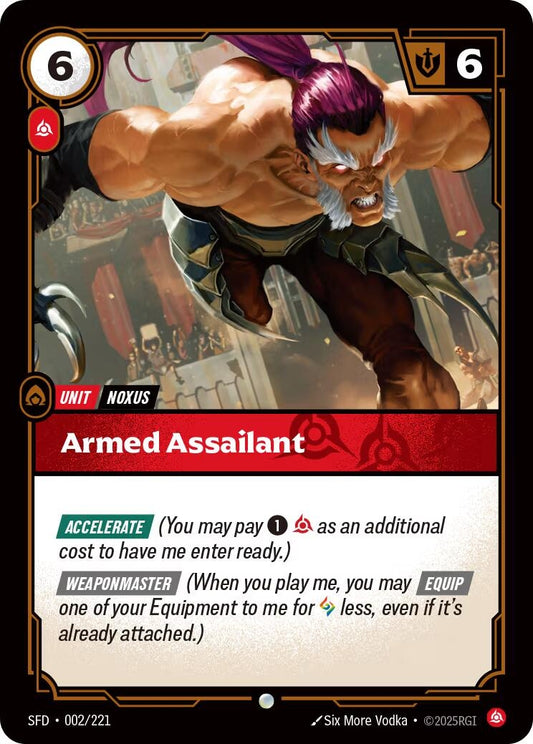 Image for Armed Assailant - Riftbound: League of Legends Trading Card Game