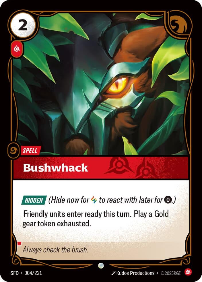 Image for Bushwhack - Riftbound: League of Legends Trading Card Game