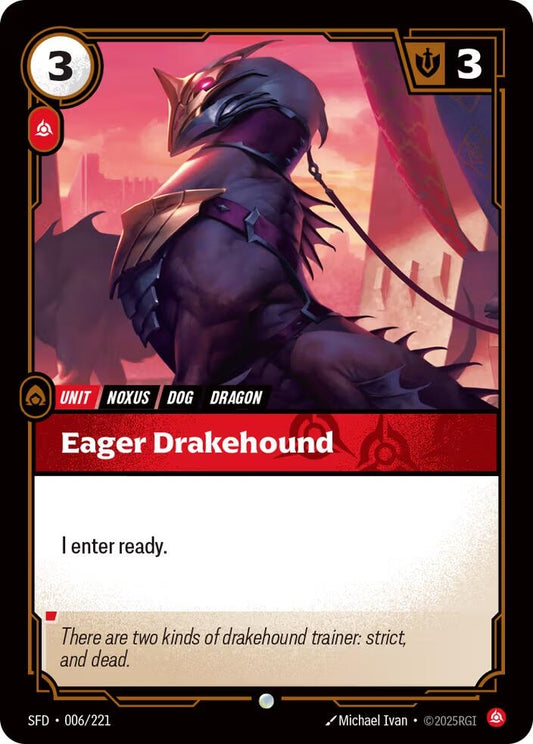 Image for Eager Drakehound - Riftbound: League of Legends Trading Card Game