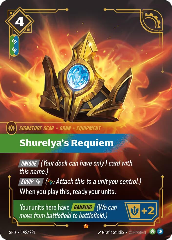 Image for Shurelya's Requiem - Riftbound: League of Legends Trading Card Game