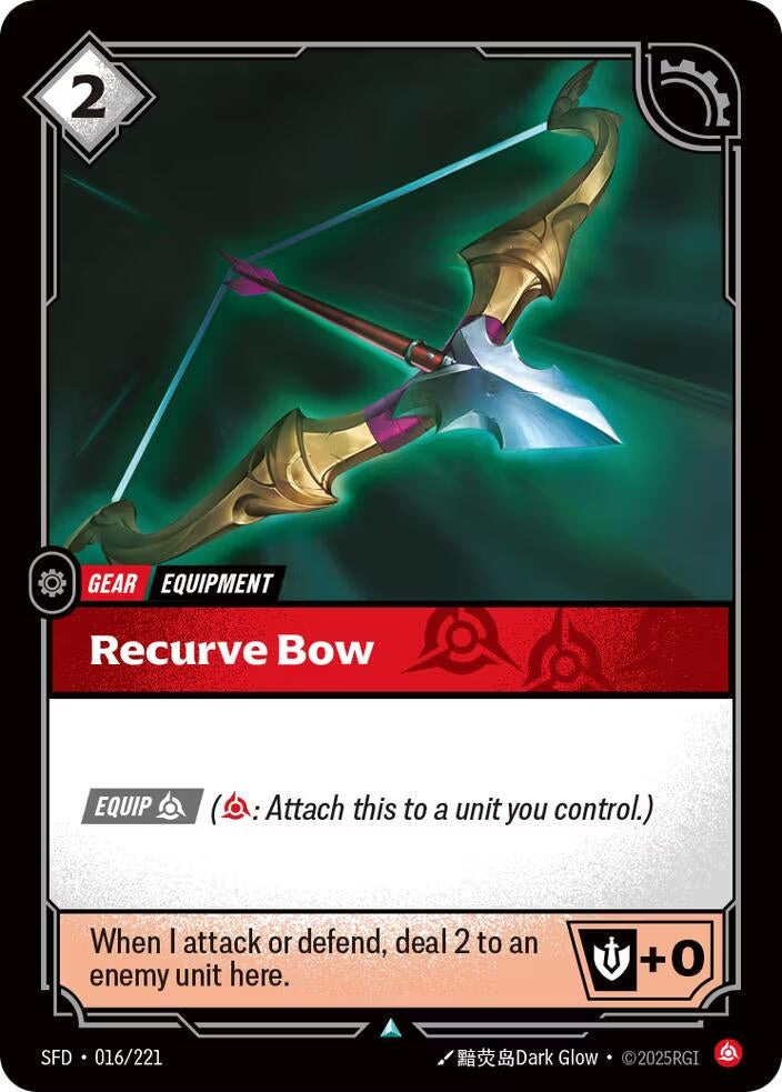 Image for Recurve Bow - Riftbound: League of Legends Trading Card Game