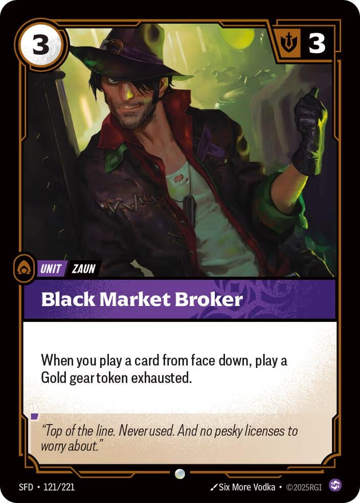 Image for Black Market Broker - Riftbound: League of Legends Trading Card Game