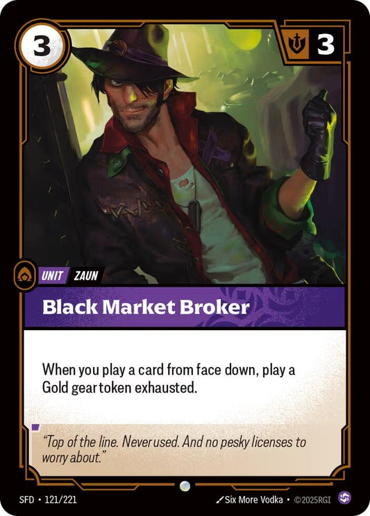 Image for Black Market Broker - Riftbound: League of Legends Trading Card Game
