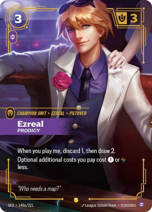 Image for Ezreal, Prodigy (Alternate Art) - Riftbound: League of Legends Trading Card Game