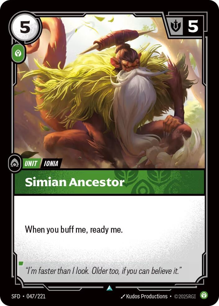 Image for Simian Ancestor - Riftbound: League of Legends Trading Card Game