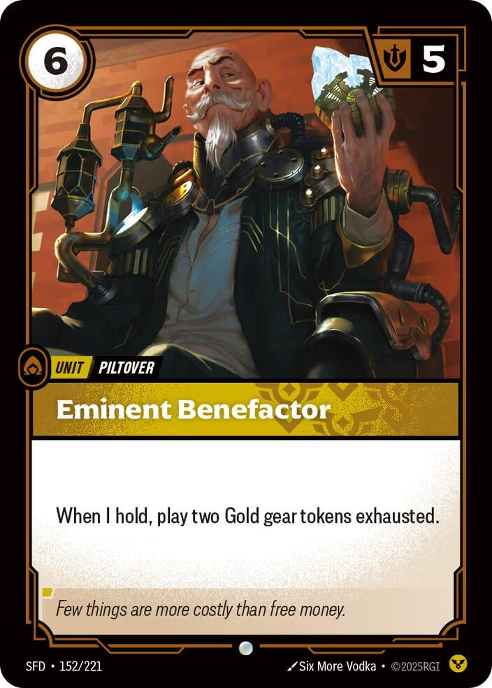 Image for Eminent Benefactor - Riftbound: League of Legends Trading Card Game