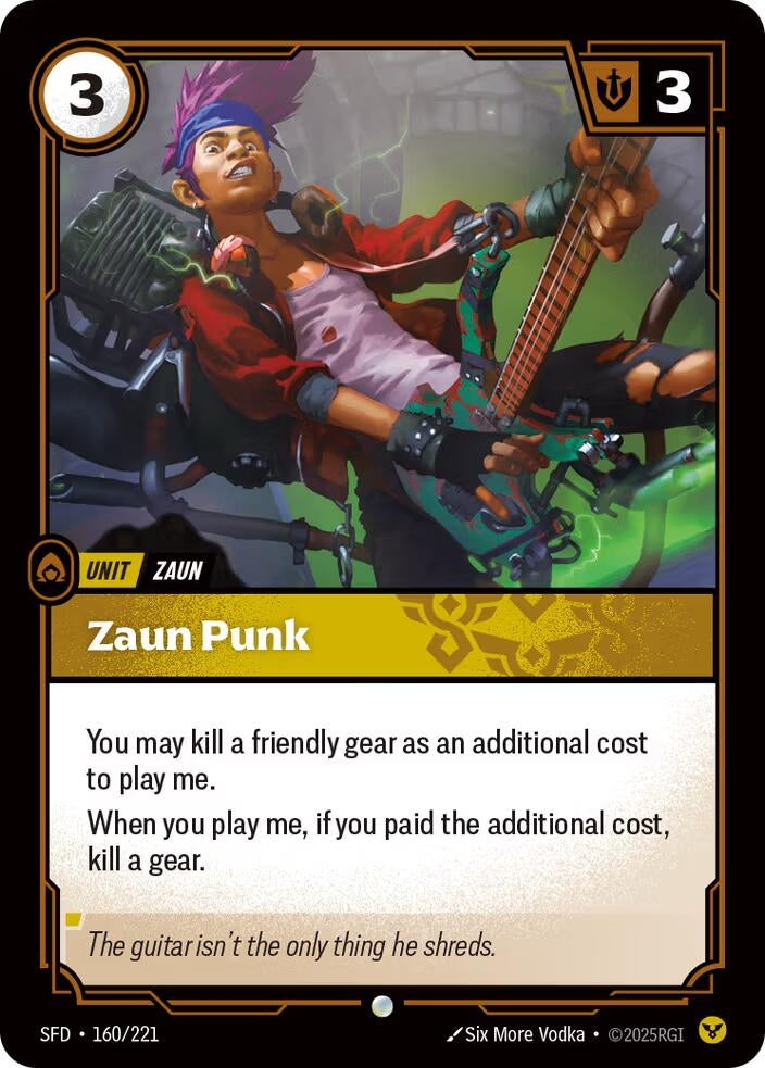Image for Zaun Punk - Riftbound: League of Legends Trading Card Game
