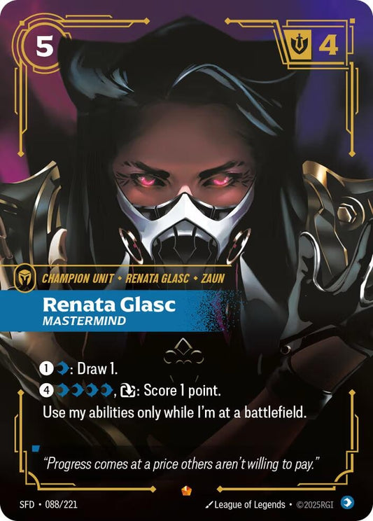 Image for Renata Glasc, Mastermind - Riftbound: League of Legends Trading Card Game