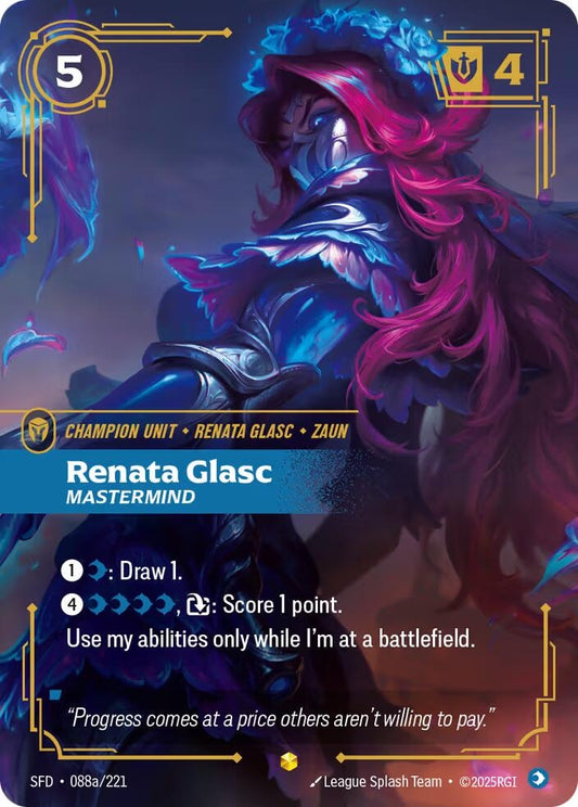 Image for Renata Glasc, Mastermind (Alternate Art) - Riftbound: League of Legends Trading Card Game