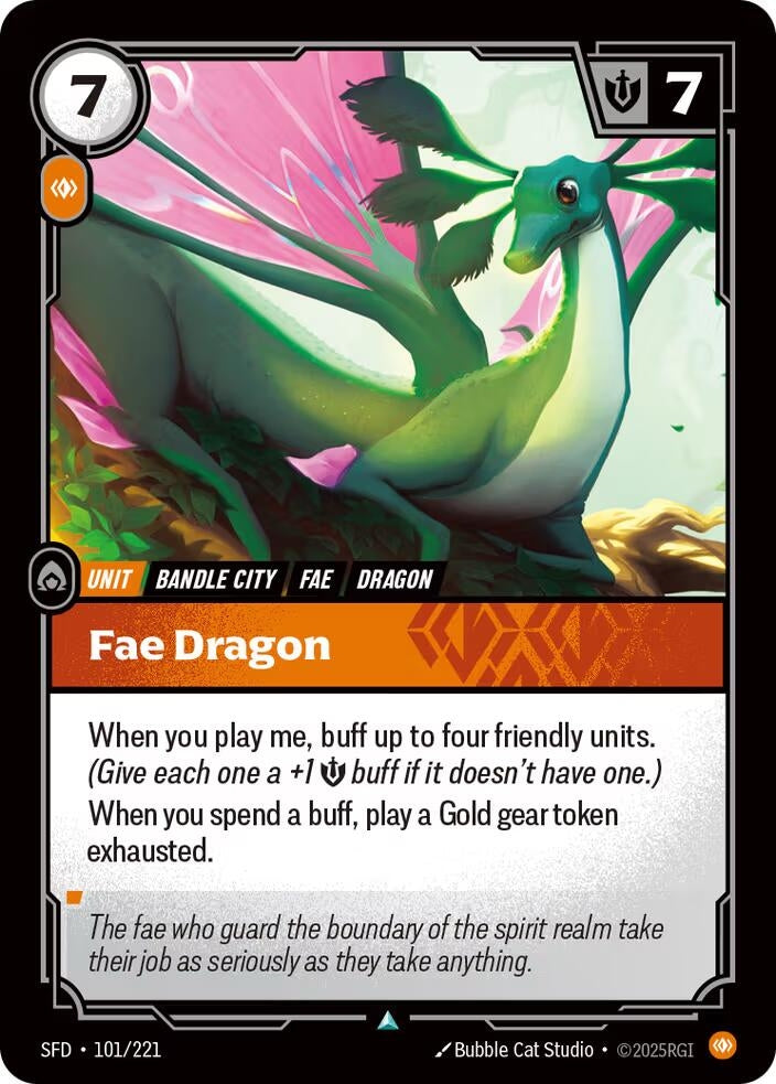 Image for Fae Dragon - Riftbound: League of Legends Trading Card Game