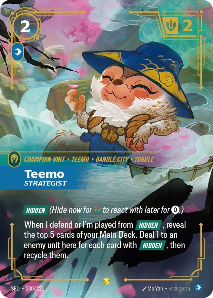 Image for Teemo, Strategist (Overnumbered) - Riftbound: League of Legends Trading Card Game