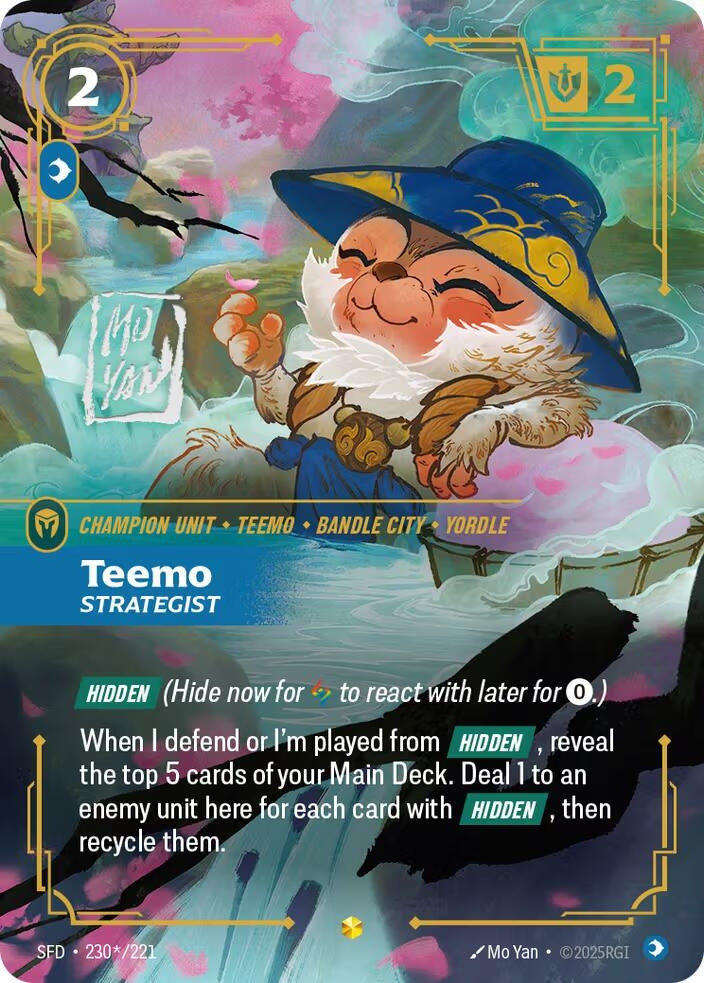 Image for Teemo, Strategist (Signature) - Riftbound: League of Legends Trading Card Game