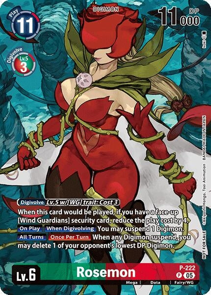Image for Rosemon (Time Stranger Box Topper) - Digimon Card Game