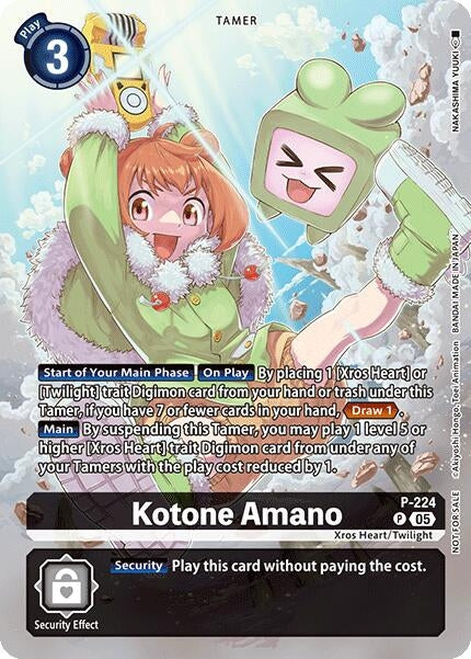 Image for Kotone Amano (Time Stranger Box Topper) - Digimon Card Game