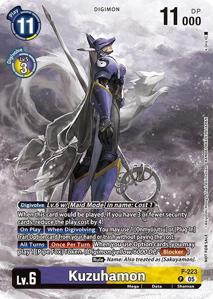 Image for Kuzuhamon (Time Stranger Box Topper) - Digimon Card Game